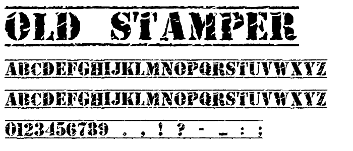 Old Stamper police